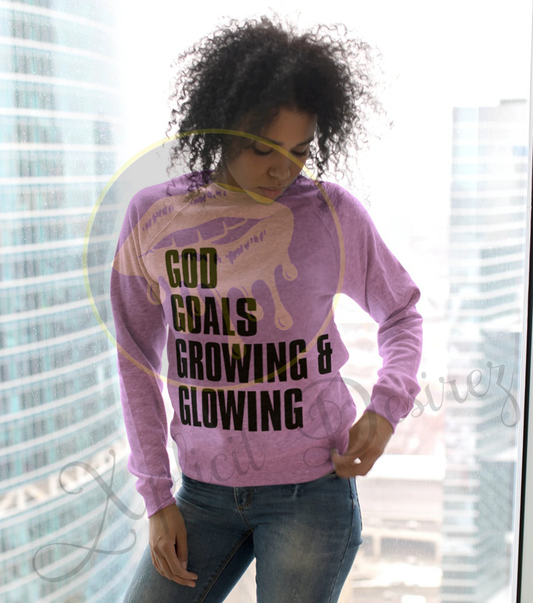 GOD GOALS GROWING & GLOWING